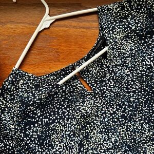 Blue Speckled Top